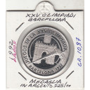 1992 Medaglia in argento Fondo Specchio Olimpiadi di Barcellona